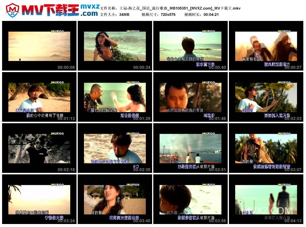 王冠-海之花_国语_流行歌曲_MB105351